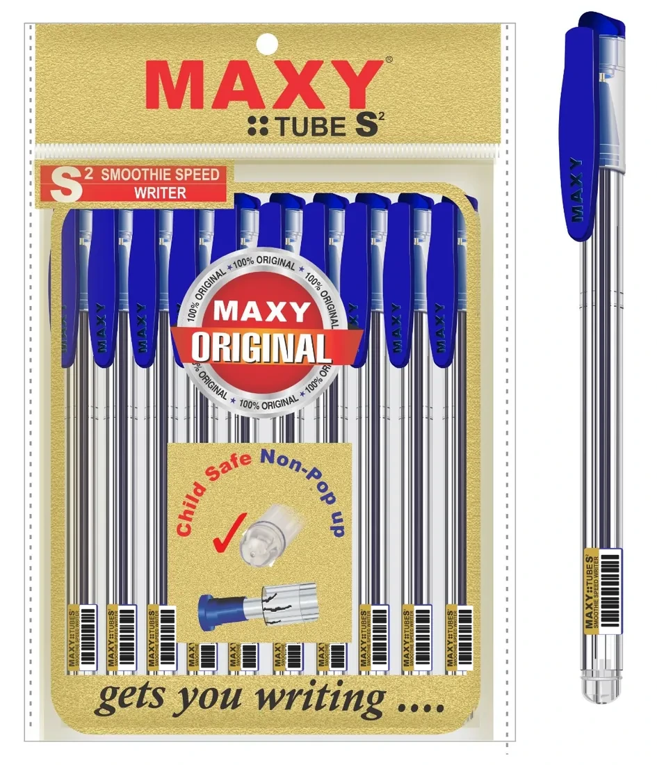 MAXY TUBE S2 blue pen pack